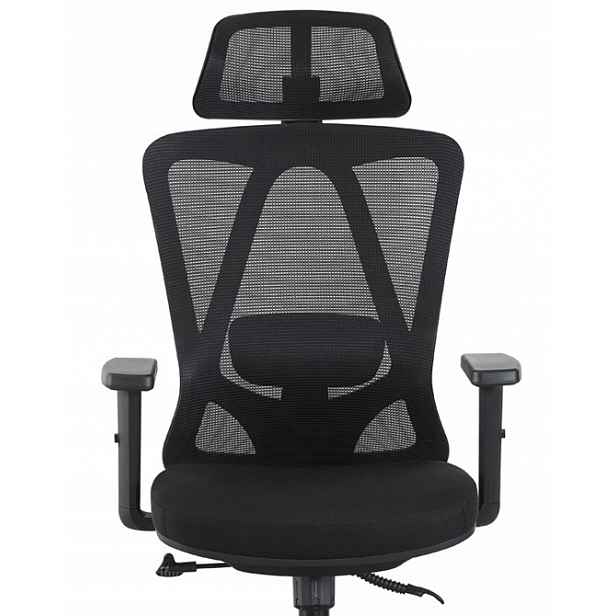 Kancelářská Otočná Židle Ergonomická Černá Horseking Síťovina MS016