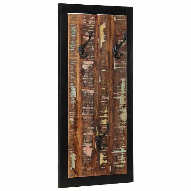 vidaXL Věšák na kabáty vícebarevné 40x2x80 cm recyklované dřevo