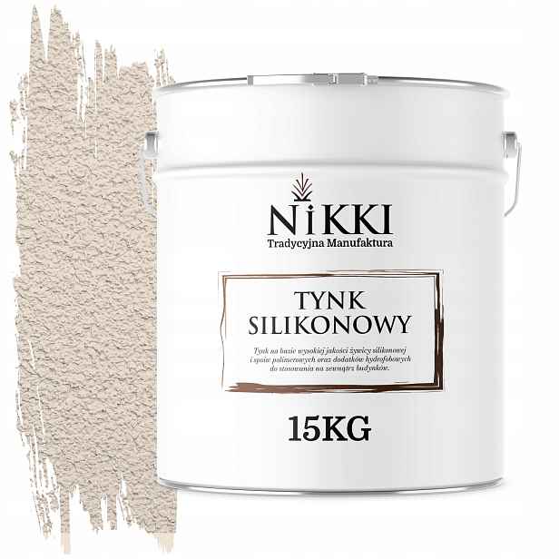 Silikonová Omítka Fasádní Béžová Světlá F442 15KG Struktura Beránek Zrno 3.0mm