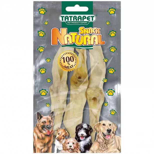 Sušené zaječí uši 15-20 cm 3 ks Snack Natural