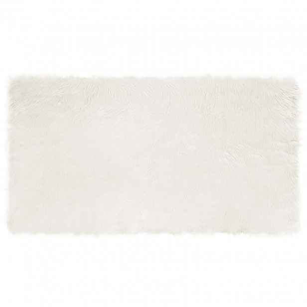 vidaXL Koberec z umělé ovčí kožešiny TAFALLA Bílá 60 x 110 cm