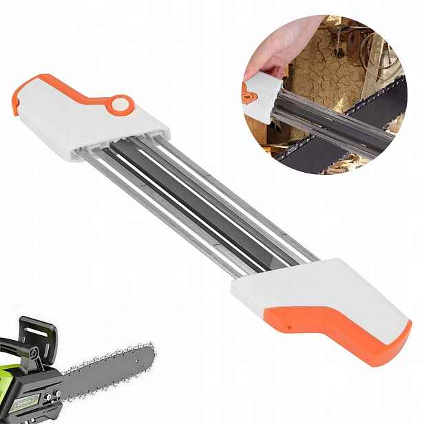 2 v 1 Pilník Brousek na řetězové pily 4,0 mm pro Stihl