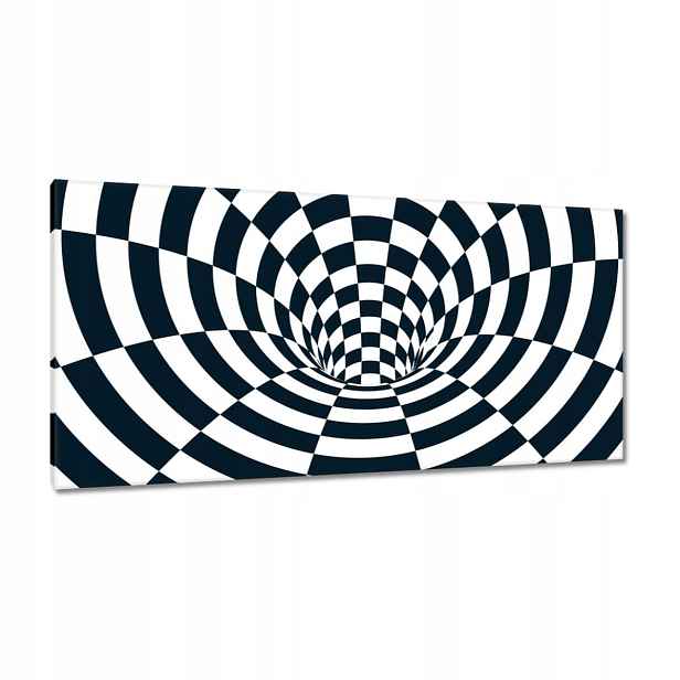 Obrazy 115x55 Abstrackja černobílá