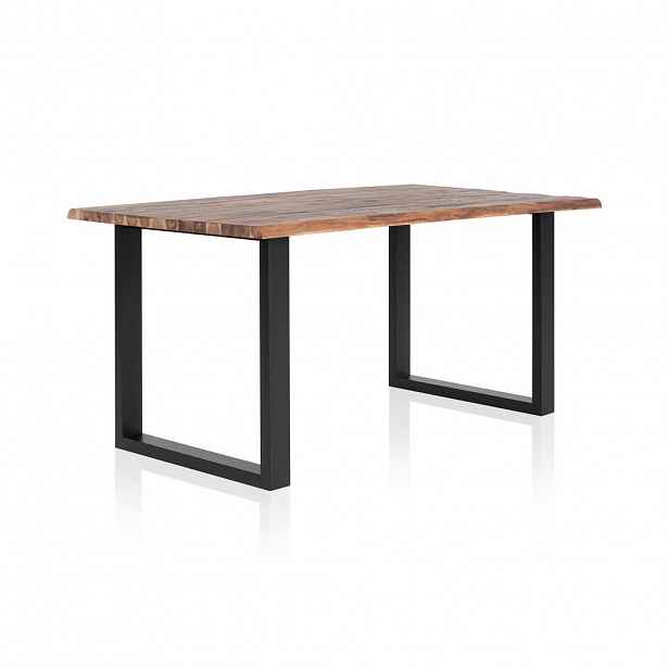 MID.YOU JÍDELNÍ STŮL, akácie, přírodní barvy, černá, 140/80/75 cm