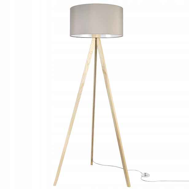 Stojací Lampa Trojnožková S Stínítkem Béžová Kašmírová Do Ložnice Boho Pl