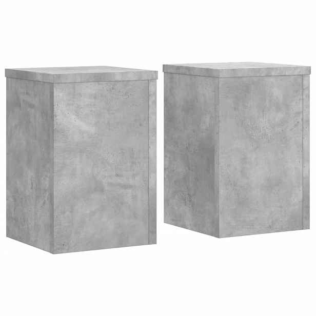 vidaXL Stojan na rostliny 2 ks Betonově šedá 25 x 25 x 35 cm