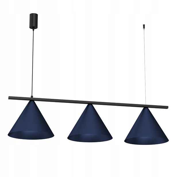 Závěsná lampa Milagro Capital MLP1532 Modrá 3xGX53 Nastavitelná 110 cm