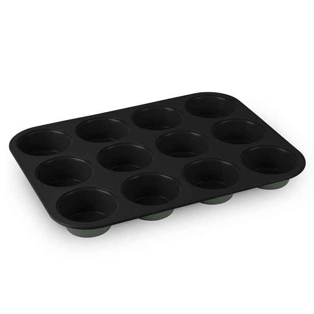 BERLINGERHAUS Forma na muffiny s nepřilnavým povrchem 12 ks Matte Green Collection BH-7946