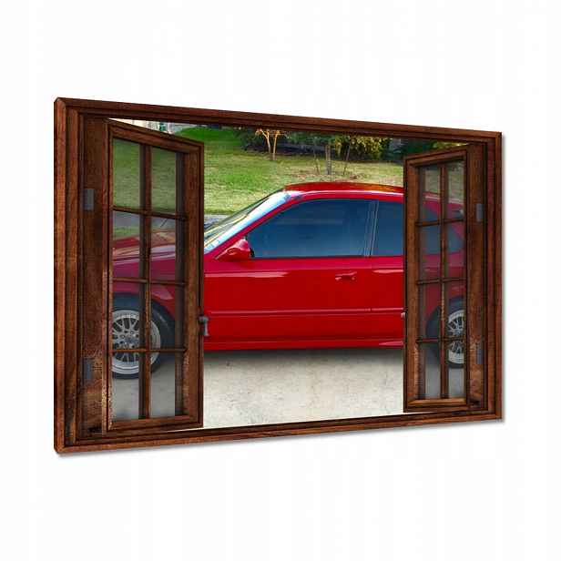 Obrazy 90x60 Červená Honda Civic