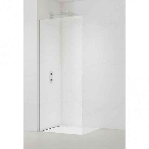 Sprchová zástěna SAT walk-in 80 cm se skrytým profilem pod obklad SATBWI80PRPO