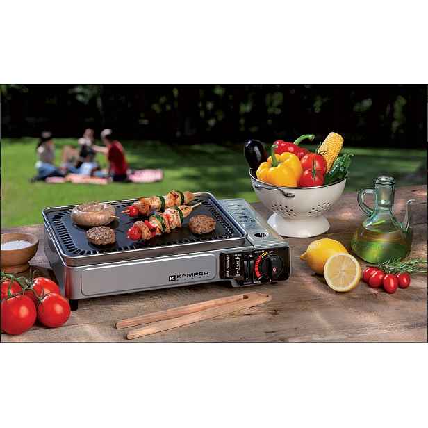 Plynový gril Kemper 2,8 kW 8 kartuší