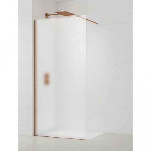Sprchová zástěna SAT Walk-in 80 cm broušený rose gold SATBWI80MSPRRG