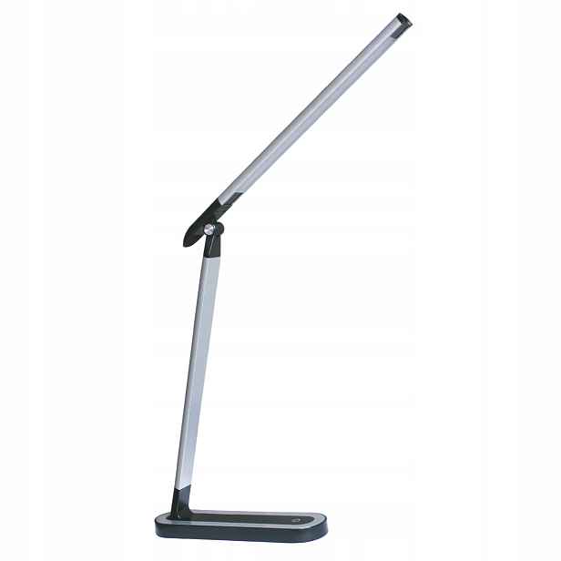 Led stolní lampa černá stříbrná na dotyk, moderní, pro čtení, Polux