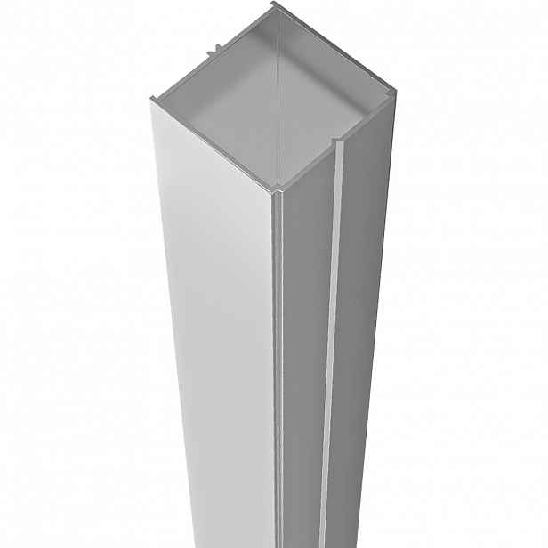 Rozšiřovací profil pro boční stěnu Porte, Santoro, Lantono L/P - chrom - 15 mm