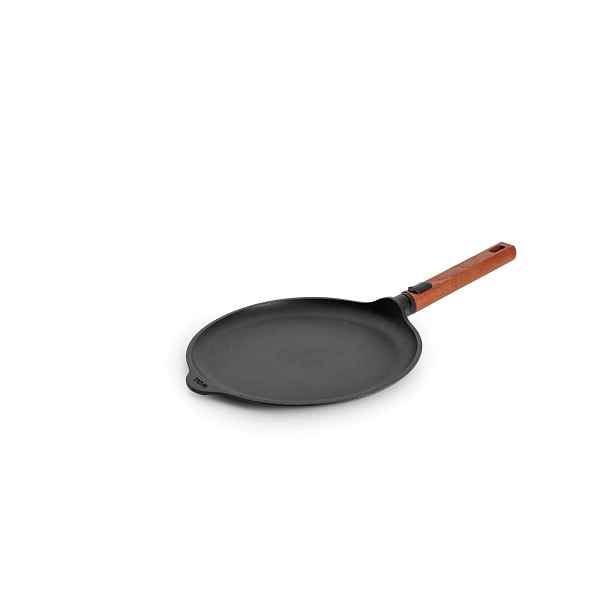 Woll Nepřilnavá pánev na palačinky Eco Logic QXR s dřevěnou odnímatelnou rukojetí, Ø 26 cm 1226WLCI-Q