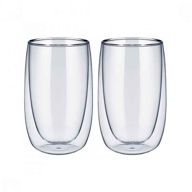 Sada 2 dvoustěnných sklenic na latte macchiato, 400 ml - Westmark