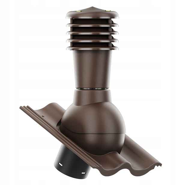 Větrací komín Smart fi125 střešní Nelskamp Sigma Bronz