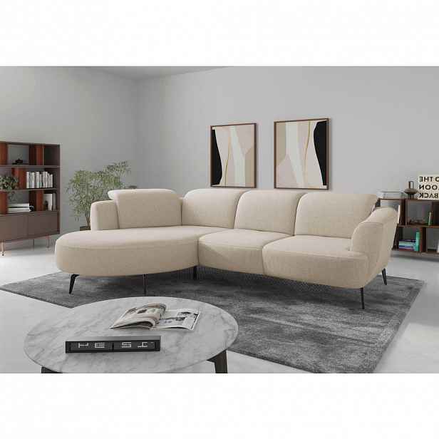 Sit & More ROHOVÁ SEDAČKA, textil, krémová