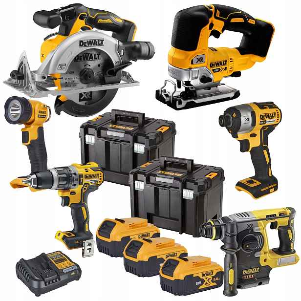 DeWalt Combo DCK690P3T sada 6 nástrojů 3x5Ah 18V