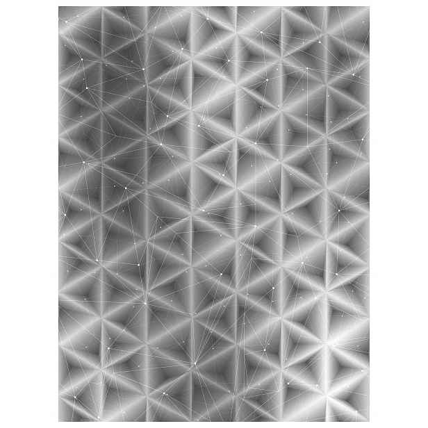 Geometrické tapety Trojúhelníky Abstrakce Šedá Iluze 206x275 lepidlo