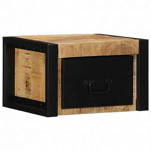 vidaXL Noční stolky 2 ks 40x35x25 cm hrubý mangovník