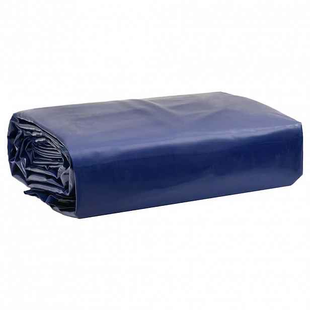vidaXL Plachta 650g / m² Modrá 4 x 6 m Plátno s PVC povrchovou úpravou