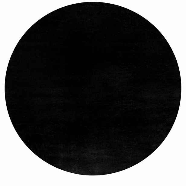Kusový koberec Joy 1400 black kruh, 120x120 (průměr) kruh, černá, chodba / předsíň, Ayyildiz