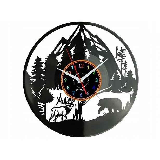 Les Jelen Medvěd Nápad na Dárek Nástěnná Dekorace z vinylové desky
