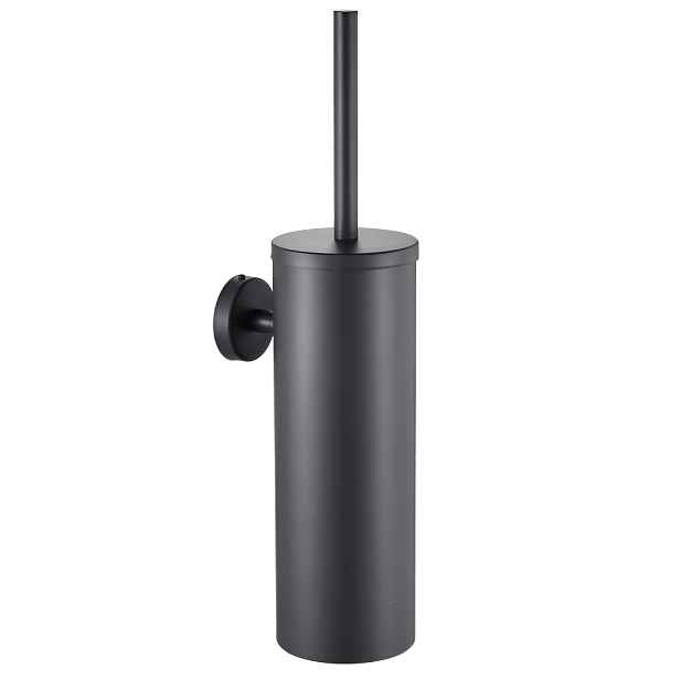 Závěsný Wc kartáč Toaletní koupelna na zeď Ocel Držák Šedý