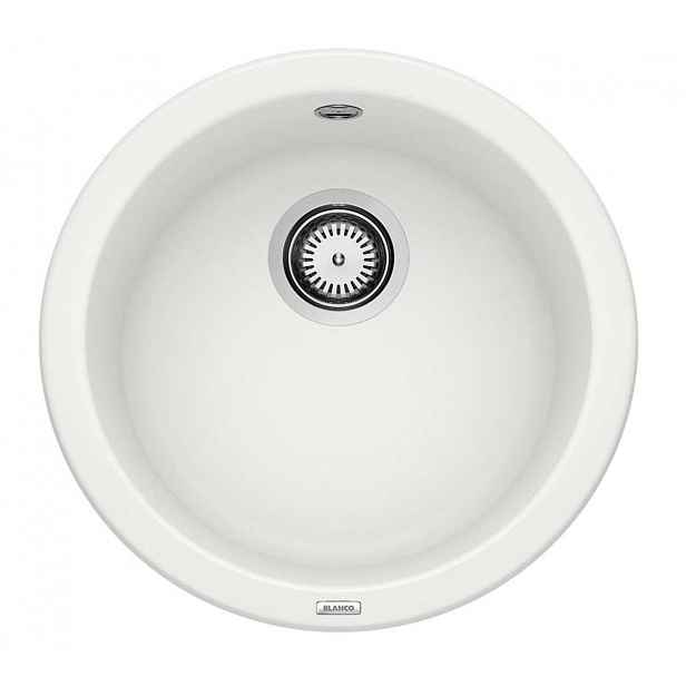Blanco Rondo - Silgranitový dřez, průměr 45 cm, bílá 511621