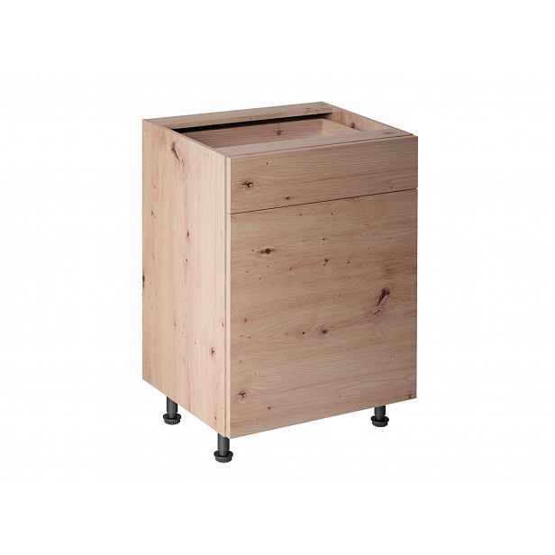 Dolní skříňka se šuplíkem VALEN 1 - šířka 60 cm, dub artisan