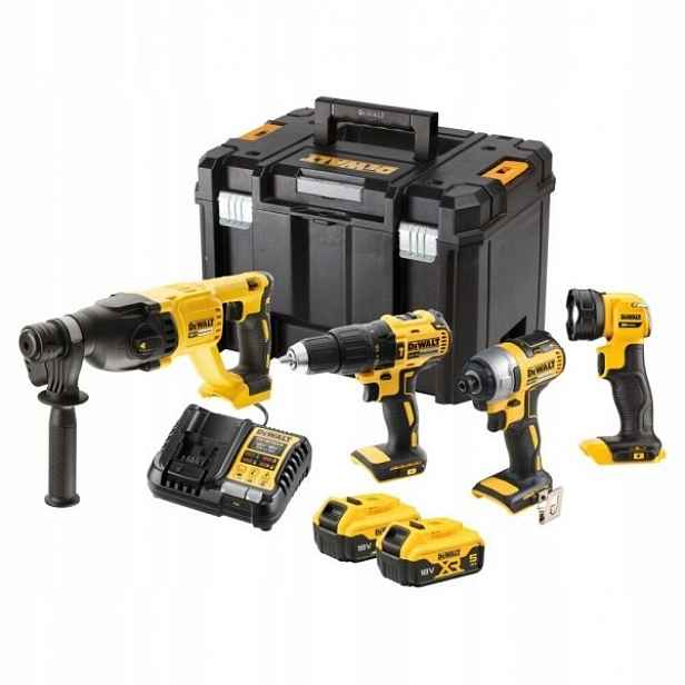 Sada Šroubováků DCD778, Šroubovák DCF787, Vrtací Kladivo Dewalt DCK440P2T-QW