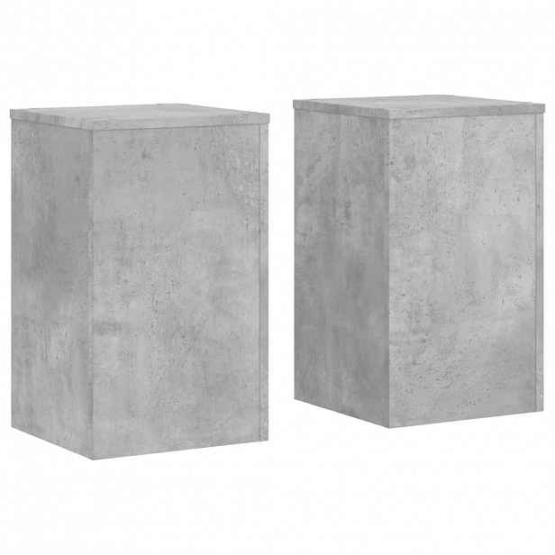 vidaXL Stojan na rostliny 2 ks Betonově šedá 30 x 30 x 50 cm