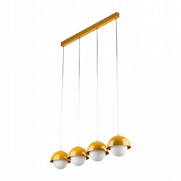 Závěsná lampa Bono okrová 4xG9 Skandinávská Moderní Do Jídelny Kuchyně