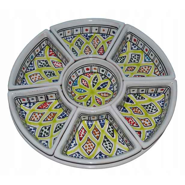 Kulatý Set pro Mezze Maroko Tunisko Libanon Meze