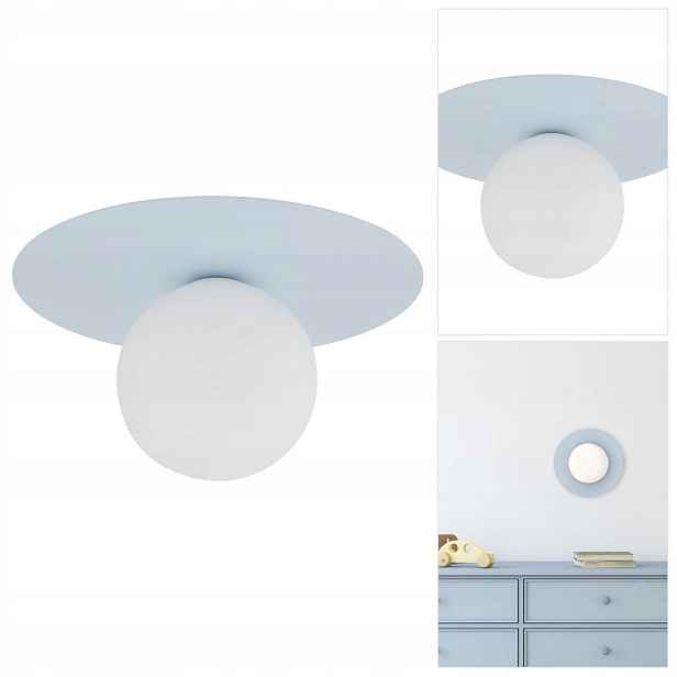 Nástěnné svítidlo Pixi modrý design, náladový interiér v ložnici Tk Lighting
