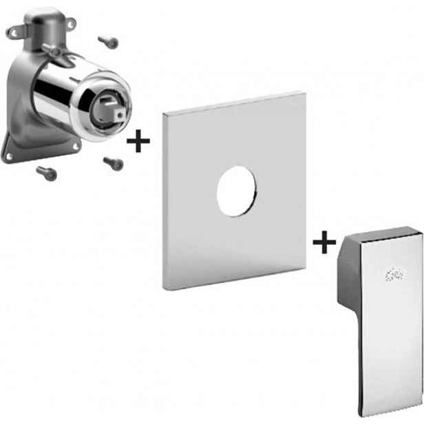 Paffoni Level - Baterie pod omítku pro 1 spotřebič, chrom LESBOX010CR