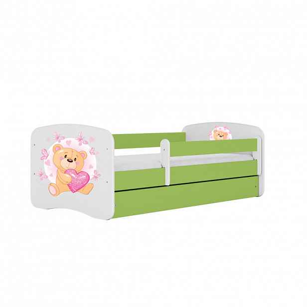 RAUMHIRSCH FURNITURE DĚTSKÁ POSTEL Motýlí medvěd se zásuvkou 160/80 90/61/164