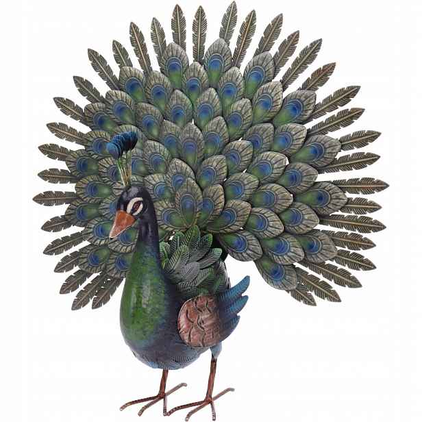 Kovová zahradní tlapka, 30 x 65 x 63 cm