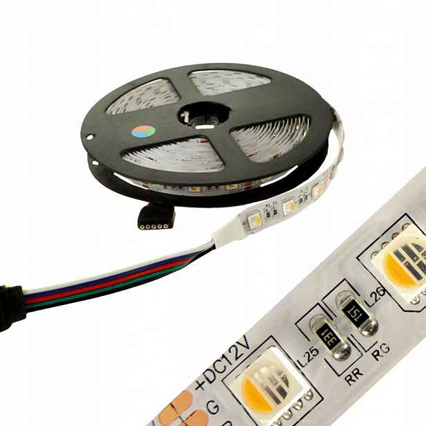 Pásek Led Premium 5050 Rgbww 5 m/300 diod 12 V barevný teplý IP20