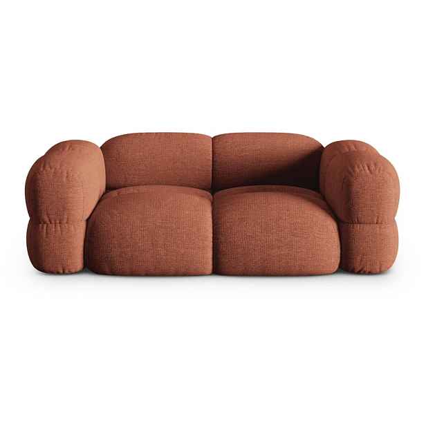 Pohovka v cihlové barvě 210 cm Loretto – Cosmopolitan Design