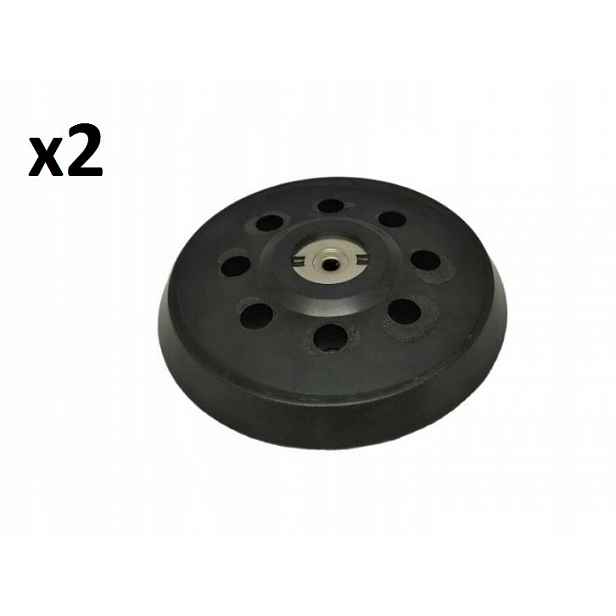 Set 2ks Disk talíř pro brusku 125mm uchycení otvor M6 Kormax