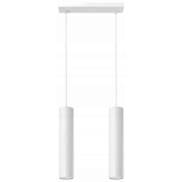 Sollux Lighting Závěsná lampa Lagos 2 bílá 2-bodová GU10