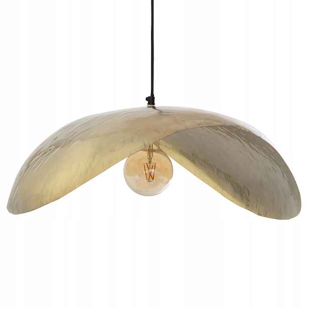 Závěsná Lampa Arlo 76 CM Zlatý Kov, Závit E27