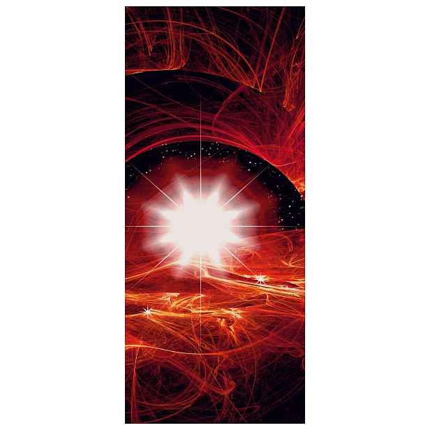 Samolepka Fototapeta Výbuch světla Vesmírná energie Abstrakce 91x211