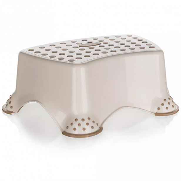 Stolička - schůdek 40x28x14 cm krémová 53995120