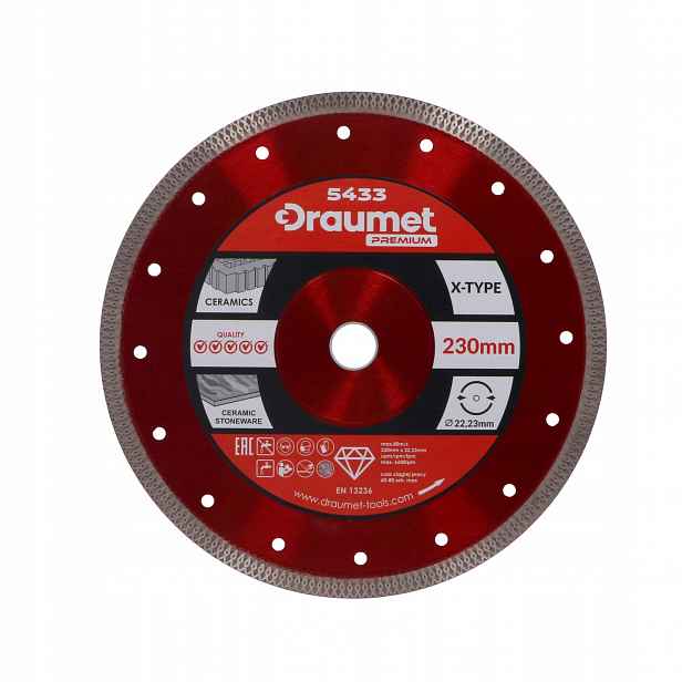 Draumet Premium Diamantový kotouč X-type 230