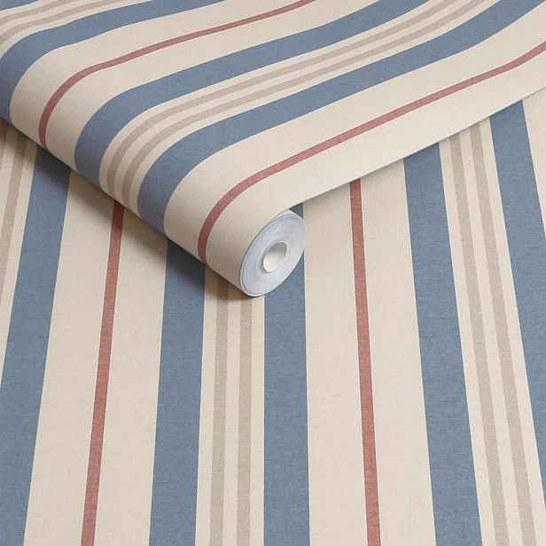 Pruhovaná Tapeta S Vertikálními Pruhy Béžová Růžová Modrá Na Flizelině Tapety