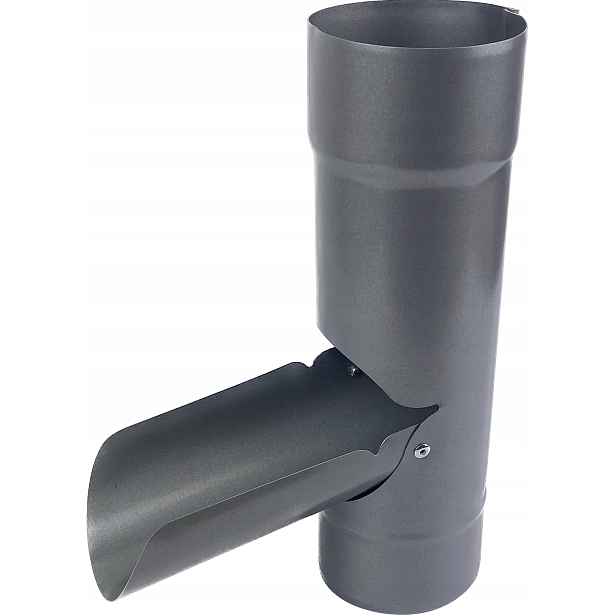 Zachytávač vody pro trubky 90 mm Galeco Ocel Metalic tmavě stříbrný 9007