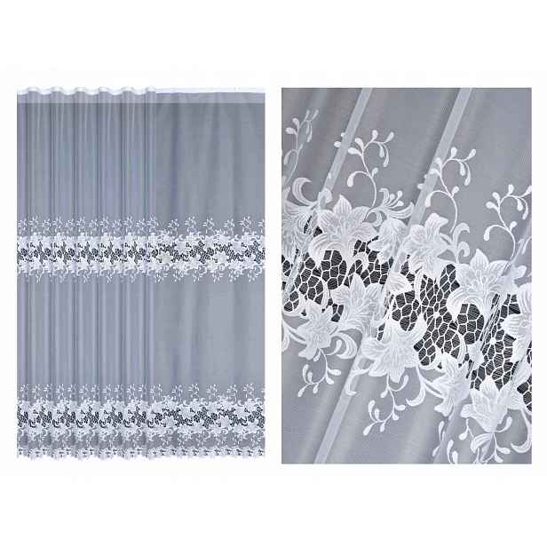 záclony lilie 400x240 400x250 hotová záclona páska lilie do obývacího pokoje